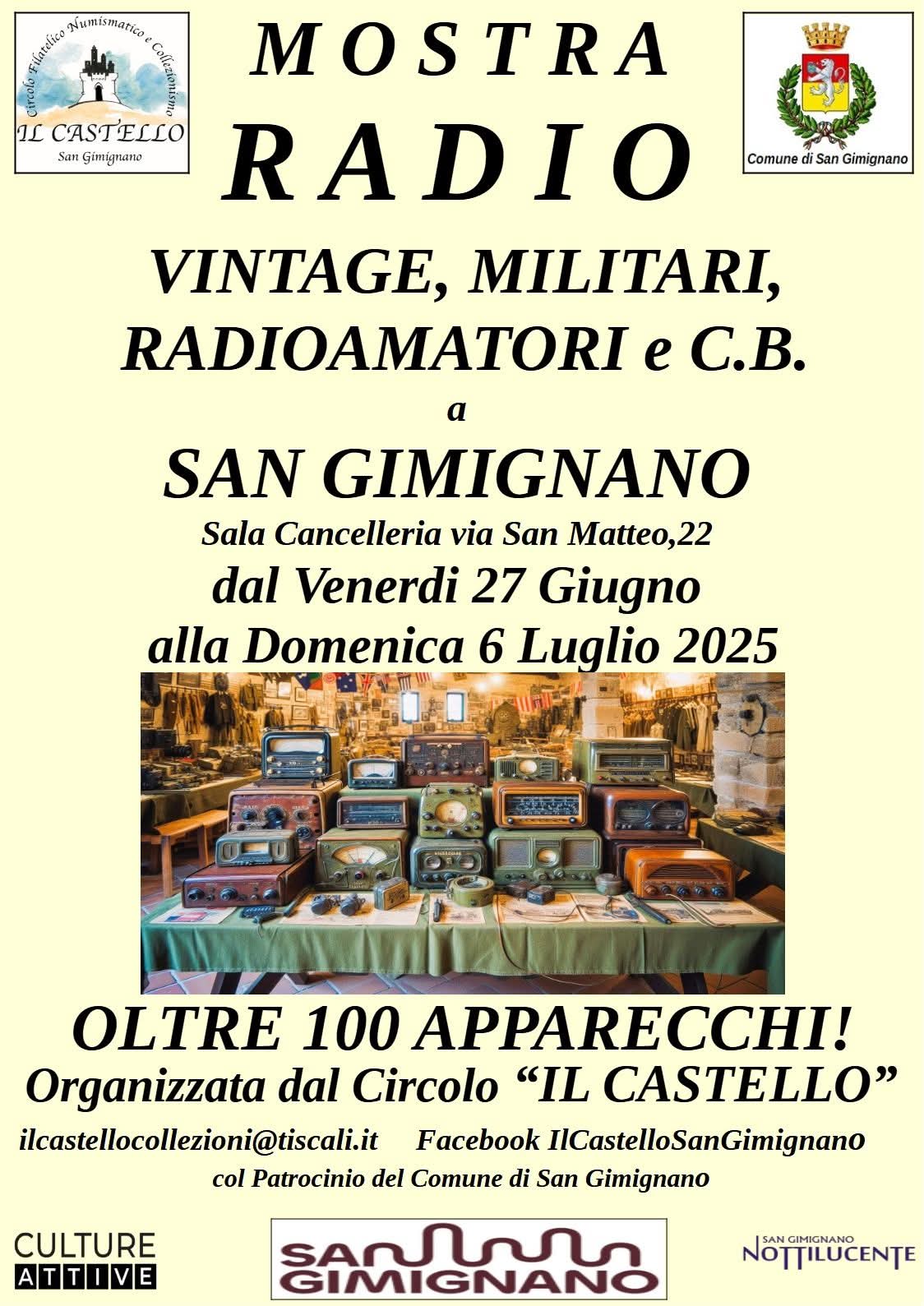 Mostra Radio vintage, militari, radioamatori e c.b.