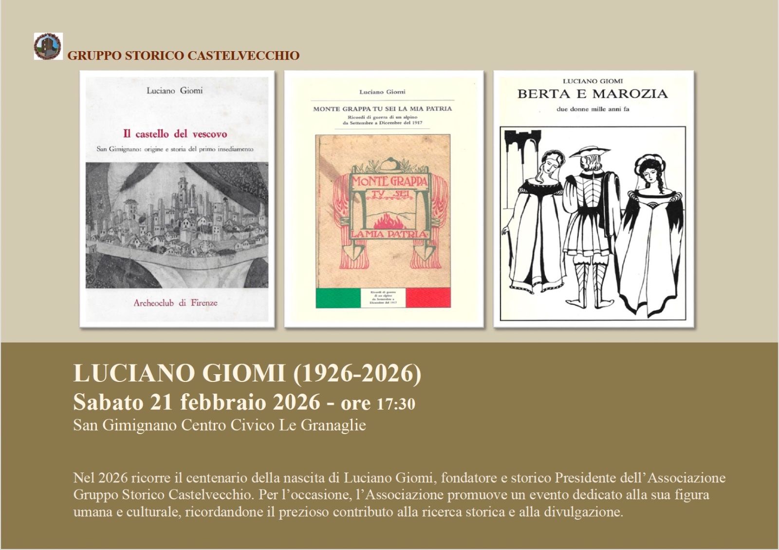 Luciano Giomi (1926 - 2026)