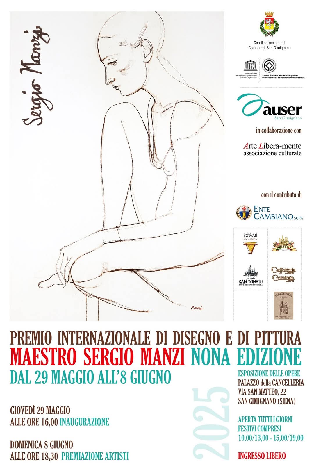 PREMIO INTERNAZIONALE DI DISEGNO E DI PITTURA MAESTRO SERGIO MANZI - Nona Edizione
