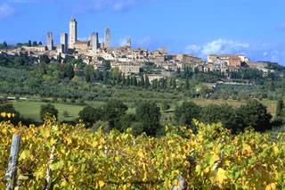 Veduta panoramica di San Gimignano